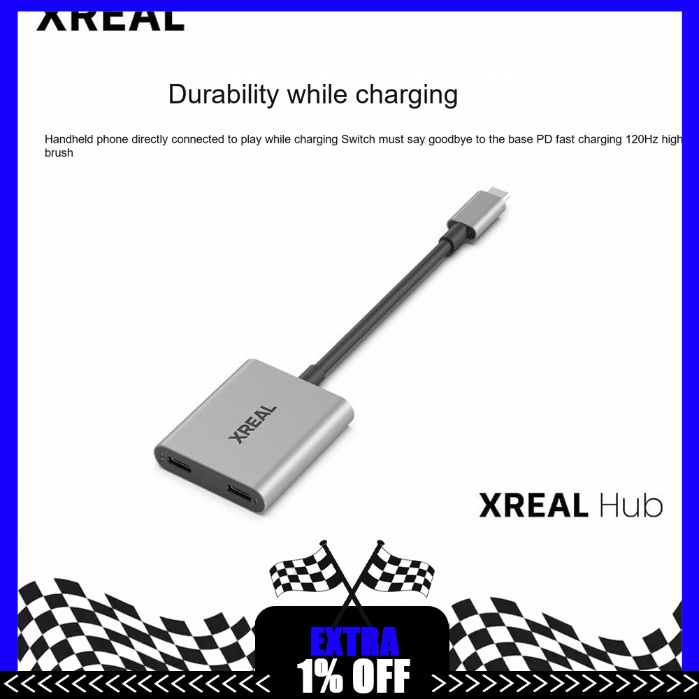 Gaming Console Rog Ally - Adapter USB-C XREAL Hub do okularów