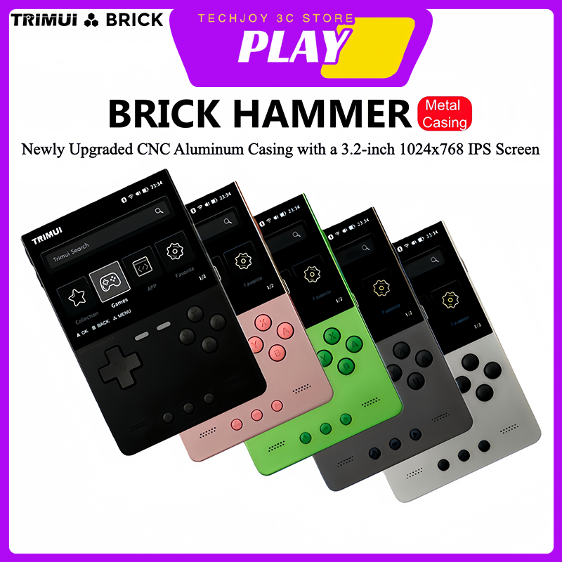 Gaming Console All - TRIMUI Brick Hammer Całkowicie Metalowa Konsola